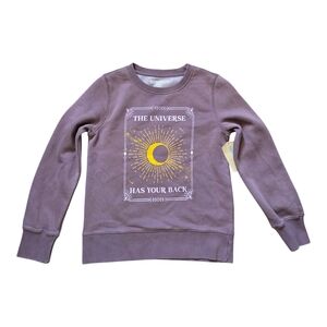Thereabouts Little & Big Girls Round Neck Long Sleeve Fleece Sweatshirt Size M